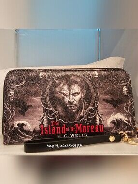 Lettoria "The Island of Dr. Moreau" Clutch Wridtlet Wallet